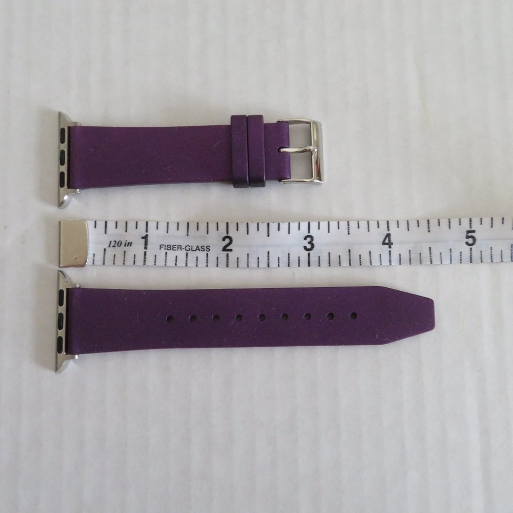 REBECCA MINKOFF 20mm Silicone Purple Watch Strap/Band, NWOT - Picture 3 of 7